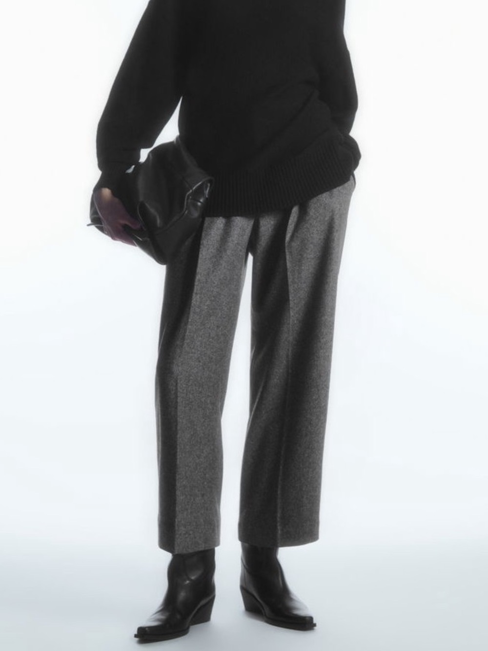COS Tailored Wool-Flannel Culottes